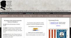 Desktop Screenshot of lincolngroup.org