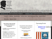 Tablet Screenshot of lincolngroup.org
